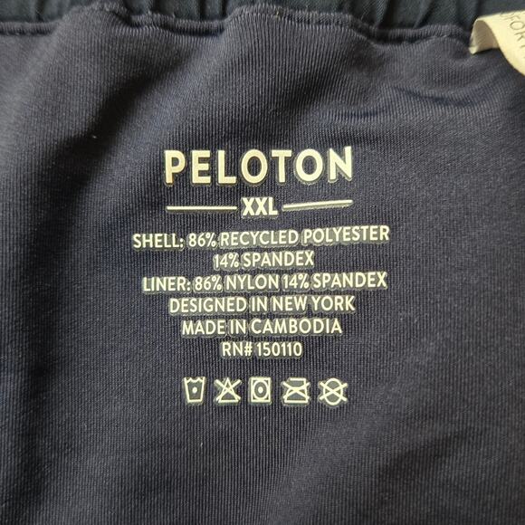 Peloton Velocity Running Shorts Navy Size XXL - Picture 3 of 9